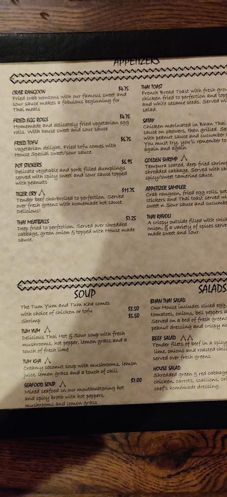Bhan Thai Menu image 2
